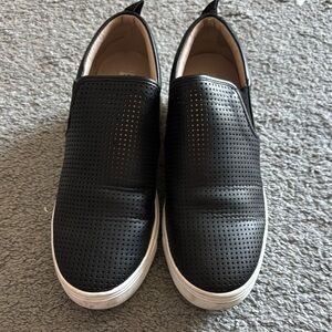 Black Slip-On Men's Shoes